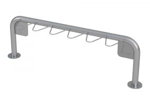 Aparcapatinetes 5 Plazas DUMUAP-04 de Acero Galvanizado para Patinetes Eléctricos y Manuales