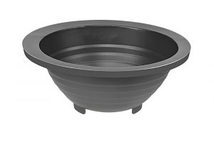 DUMUJA-05-900 Jardinera Esfera de Acero.