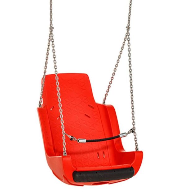 Asiento Columpio Inclusivo con cadenas y cinturón de seguridad - Imagen 2