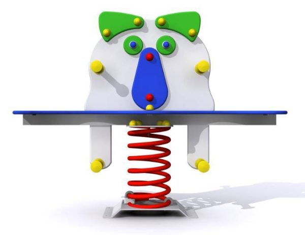 Balancín doble para parques infantiles. Modelo Don Cuco - Imagen 3