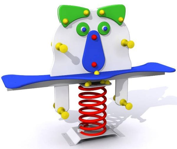 Balancín doble para parques infantiles. Modelo Don Cuco