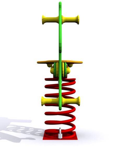 Muelle El Pony. Balancín para parques infantiles de exterior - Imagen 2