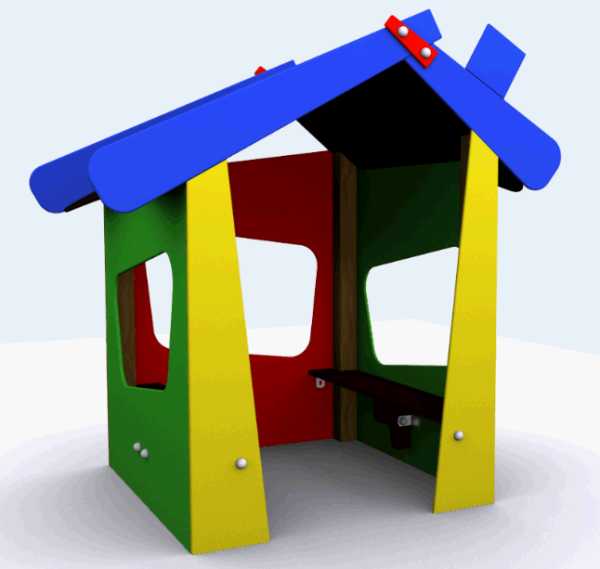 Casita para parques y guarderías Modelo Pirineo