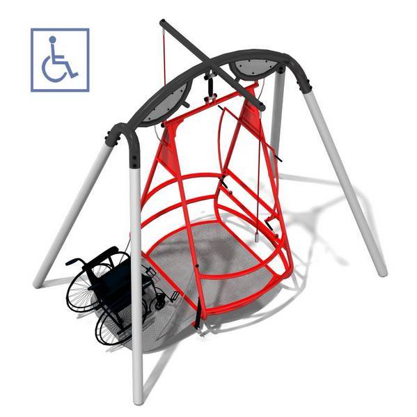 Columpio para Silla de Ruedas. Columpios adaptados