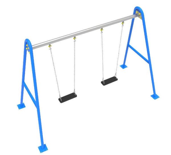 Columpios dobles para niños. Columpio Orión Asientos Planos