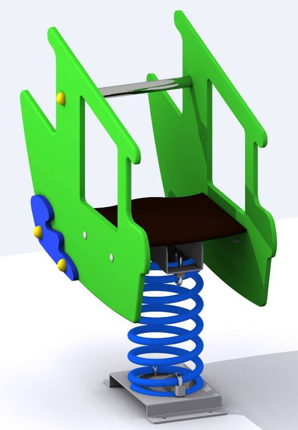 Muelles infantiles doble panel. Modelo El Barquito - Imagen 3