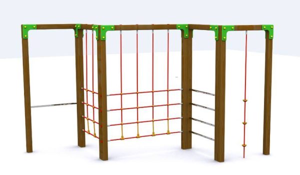 Juego Multi Trepa para parques infantiles. Modelo Trepa Aunor 1
