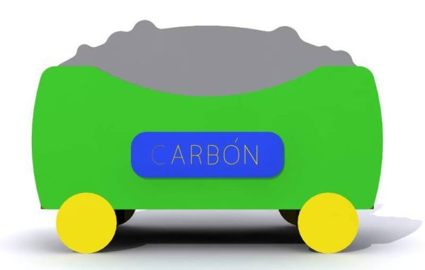 Juego parque infantil Vagón Minero - Imagen 3