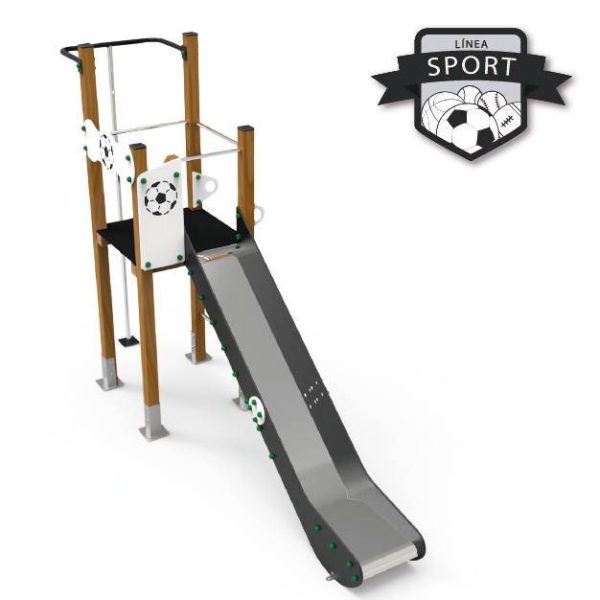 Torre Tobogán para parques infantiles. Maxi Torre FÚTBOL