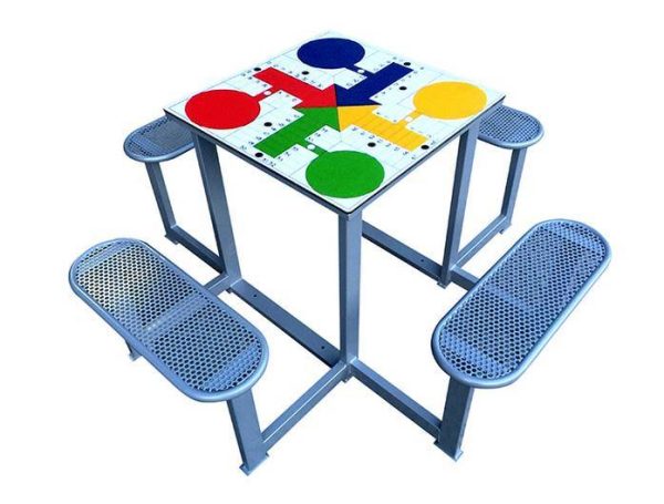 Mesas de Parchís para parques, plazas y colegios