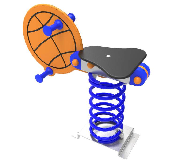 Muelles individuales para parques infantiles. Muelle Simple Basket