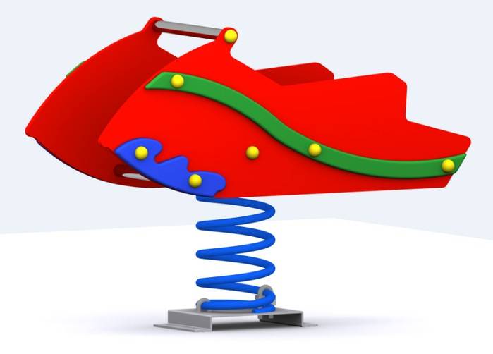 Muelle infantil de doble panel La Moto Acuática - Imagen 2