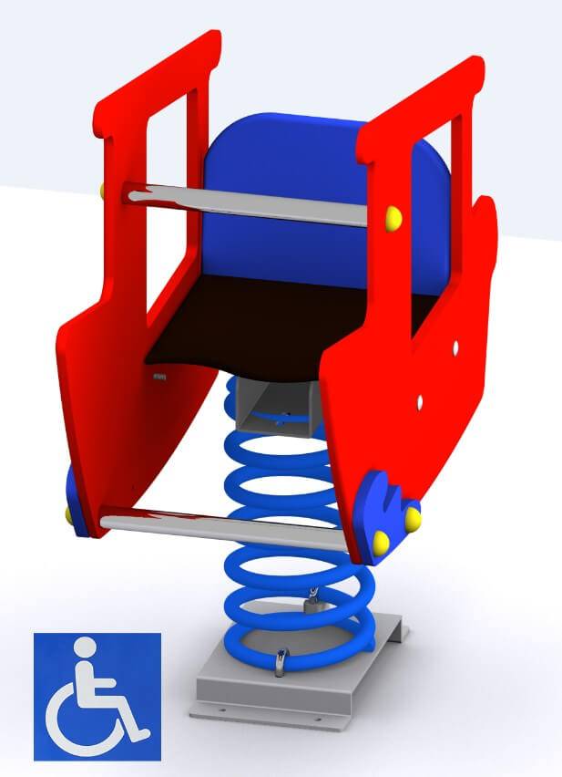 Muelle infantil inclusivo doble panel. El Barquito Adaptado - Imagen 2