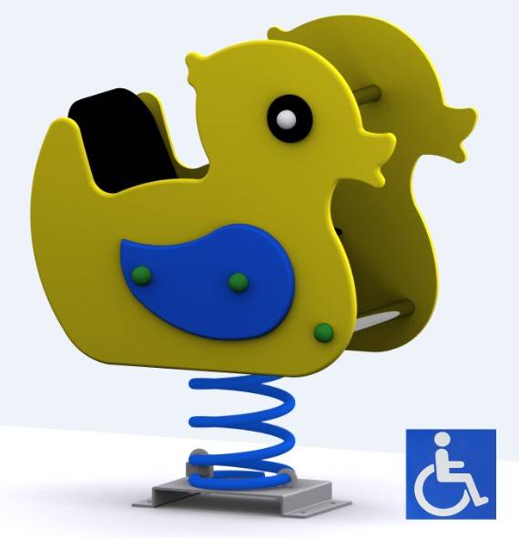 Muelle infantil doble panel El Patito Adaptado