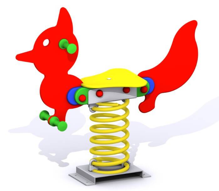 Muelles Infantiles para Parques. Modelo El Zorro - Imagen 2