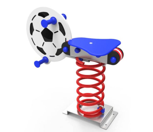 Muelle Simple Fútbol. Muelles para parques infantiles.