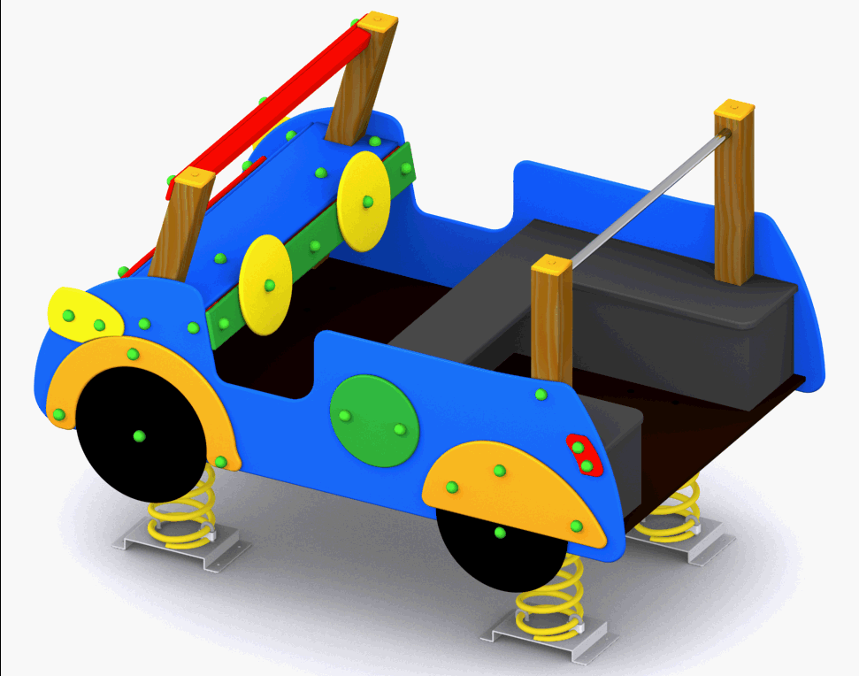 Muelle infantil Ranger Todoterreno. Muelle para parques infantiles - Imagen 2