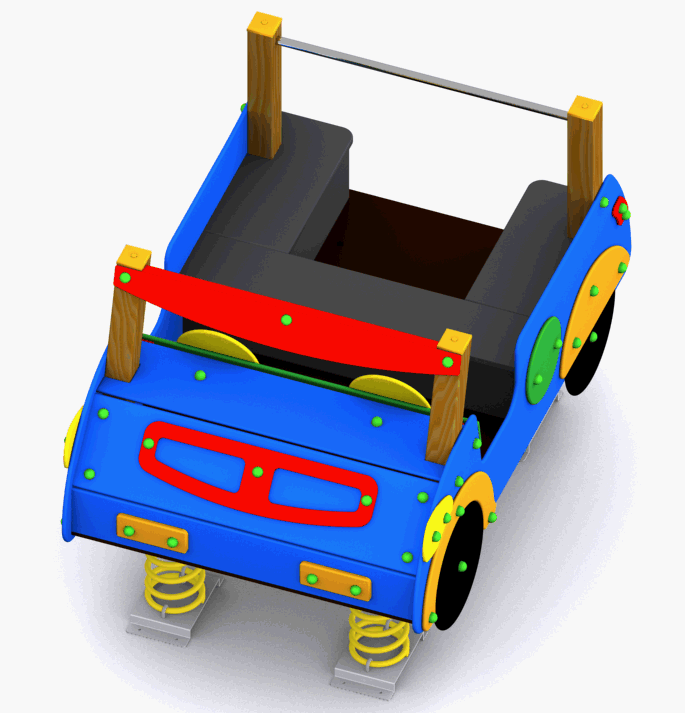 Muelle infantil Ranger Todoterreno. Muelle para parques infantiles - Imagen 3