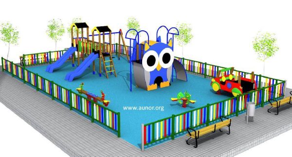Oferta Parque Infantil Ayuntamientos. Modelo Aunor 08