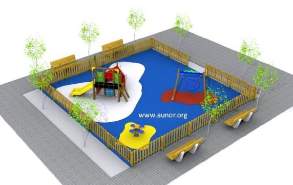 Oferta Parque Infantil para Colegios y Guarderías. Modelo Aunor 04