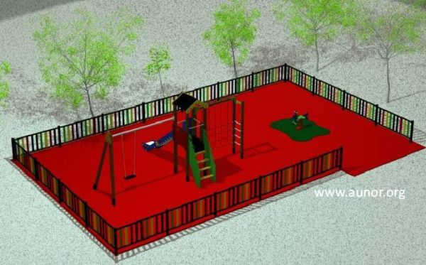 Oferta Parque Infantil Exterior. Modelo Aunor 03
