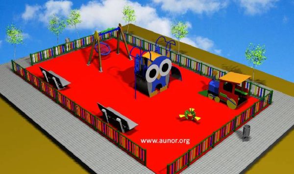Oferta Parque Infantil para Guarderías y Campings. Modelo Aunor 06