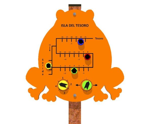 Panel de juego lúdico Isla del Tesoro - Imagen 2