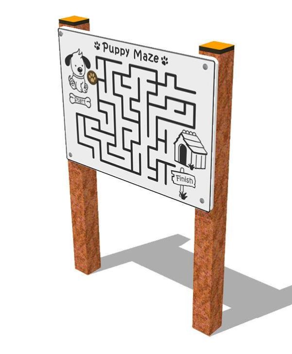 Panel lúdico infantil El Laberinto juego inclusivo