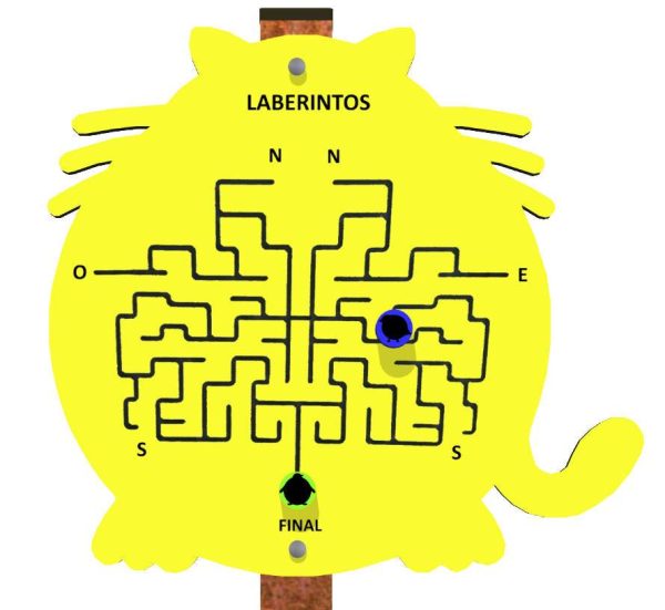 Panel lúdico inclusivo Los Laberintos