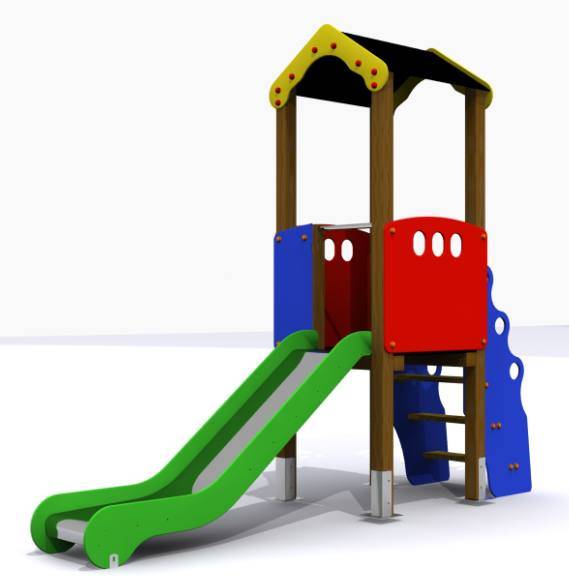 Torre Tobogán. Parque Infantil Conjunto Segura Mini