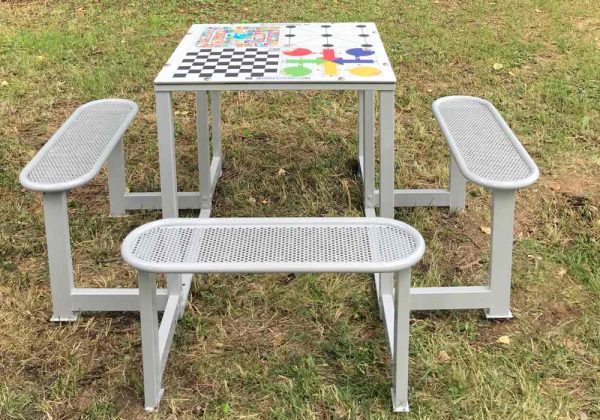 Juego de Mesa exterior MMCCG4 (modelo Forte con tablero compacto, antivandálico) - Imagen 2