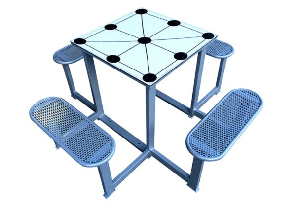 Juego de Mesa exterior MMCCG4 (modelo Forte con tablero compacto, antivandálico) - Imagen 4