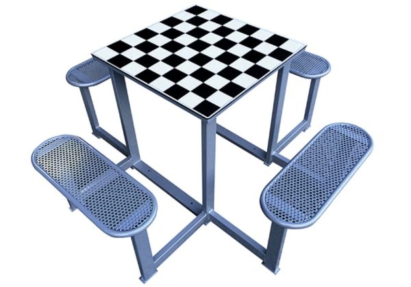 Juego de Mesa exterior MMCCG4 (modelo Forte con tablero compacto, antivandálico) - Imagen 6