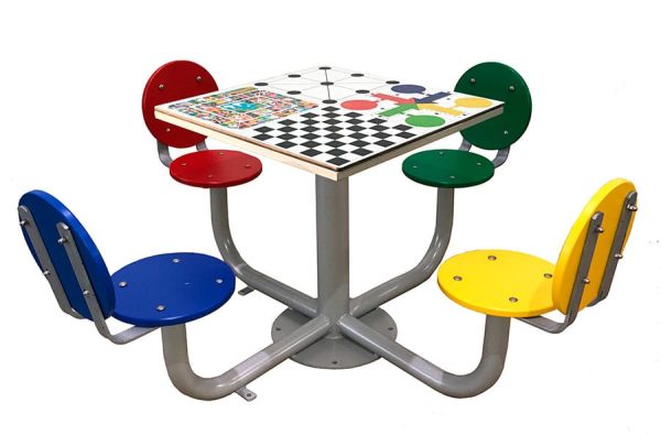 Mesa Multijuegos MMCTA4R (4 asientos con respaldo)