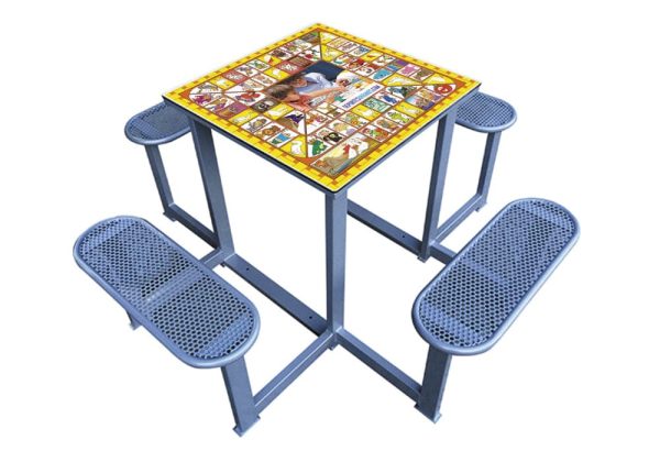 Juego de Mesa exterior MMCCG4 (modelo Forte con tablero compacto, antivandálico) - Imagen 7