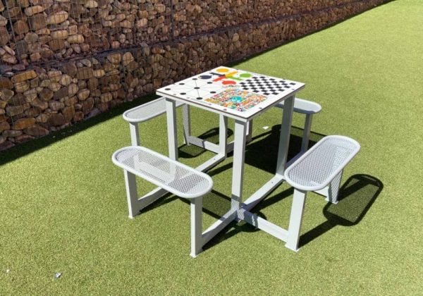 Juego de Mesa exterior MMCCG4 (modelo Forte con tablero compacto, antivandálico) - Imagen 8