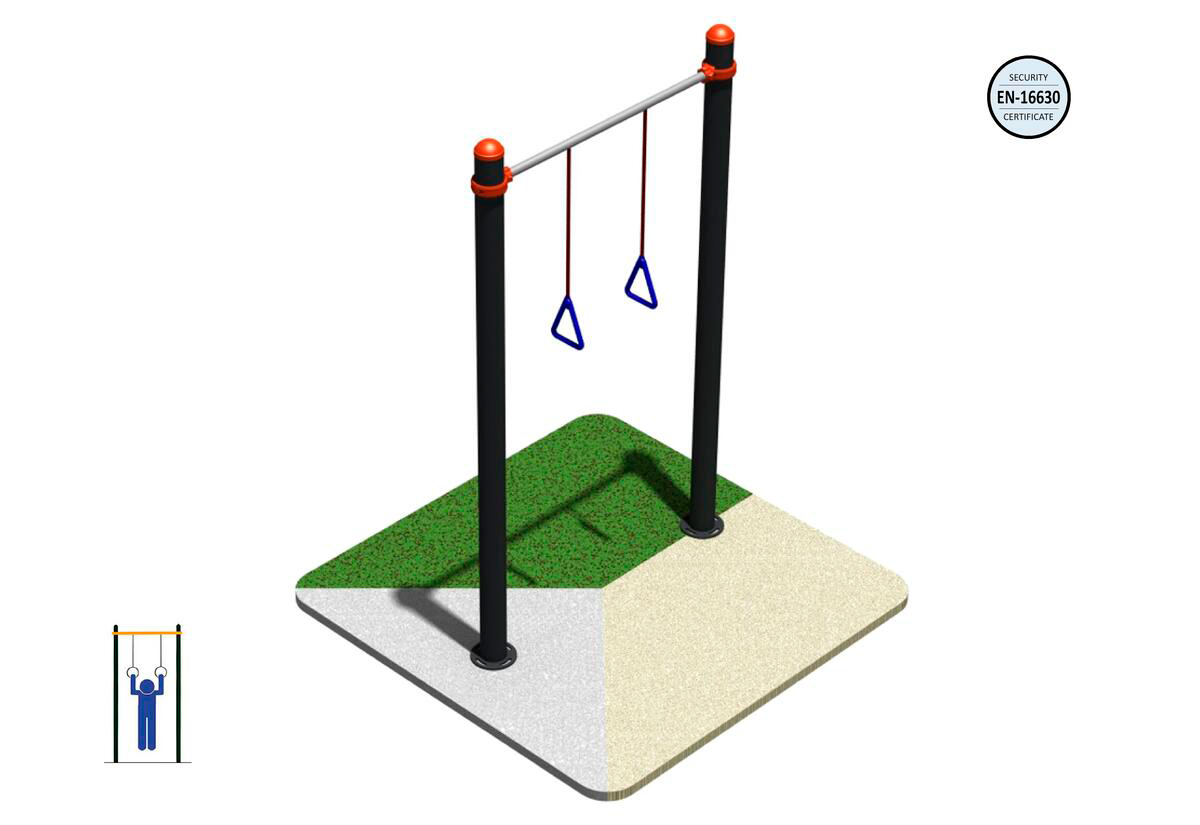 Equipamiento Calistenia exterior DUCP-2016 (Anillas)