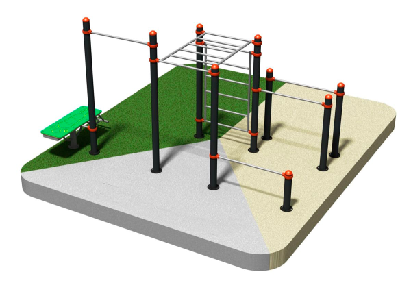 Conjunto Calistenia exterior DUCG-2001