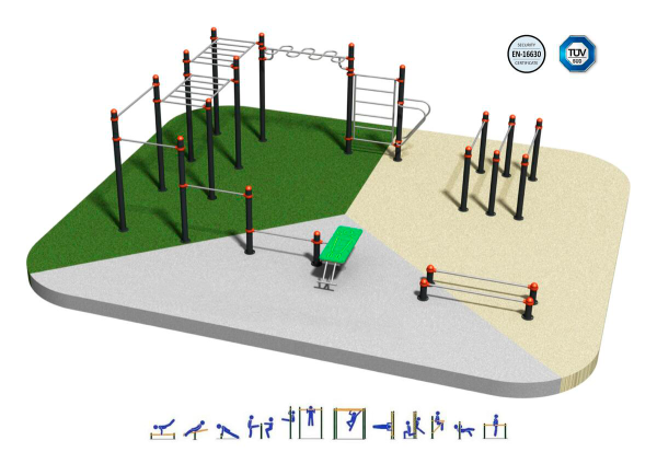 Circuito Calistenia exterior DUCG-2002