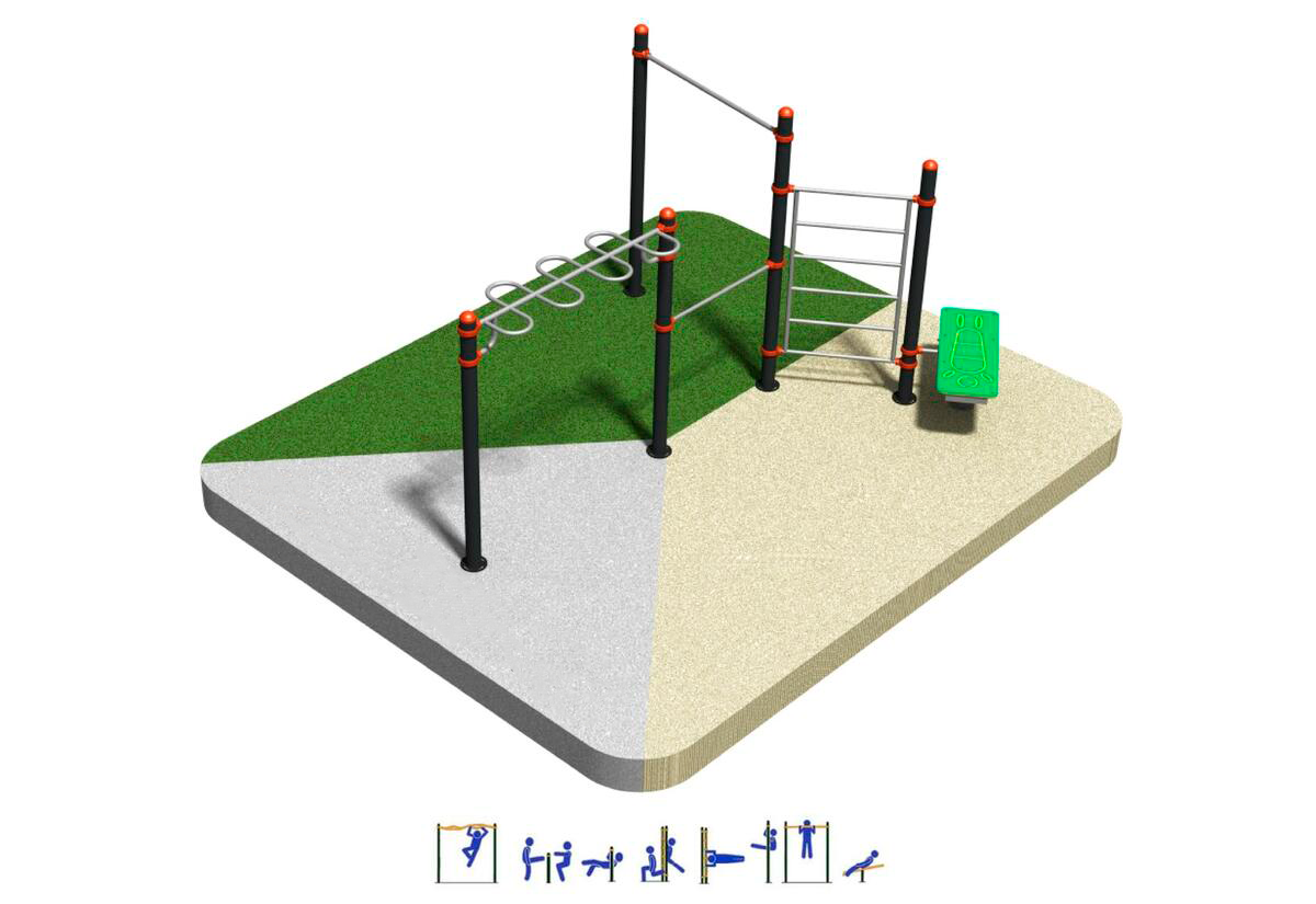 Circuito Calistenia DUCG-2004 (Modelo Estrella)