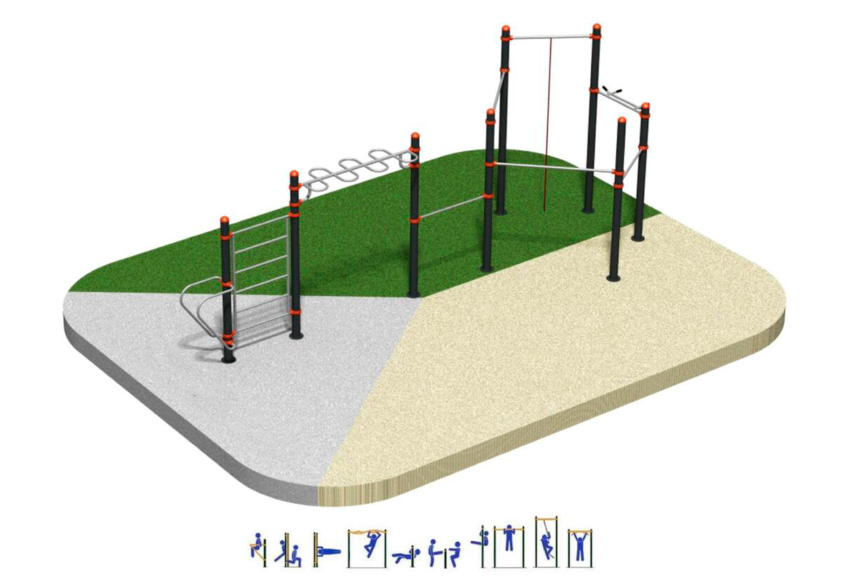 Circuito de Calistenia DUCG-2009 (Modelo Cobra) - Imagen 2