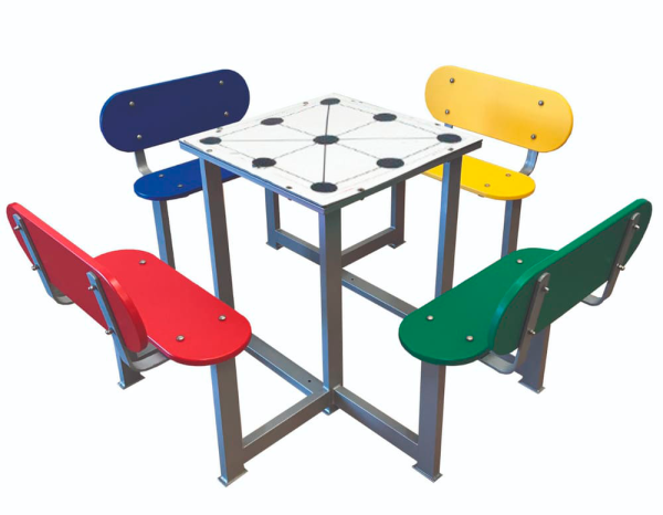 Mesa Tres en Raya MTCCB4R (patios de colegios)