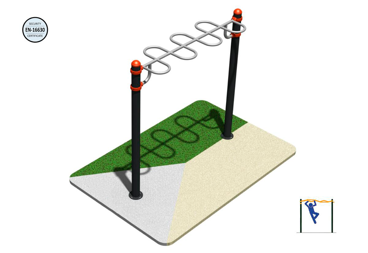 Equipo Calistenia exterior DUCP-2008 (Modelo Snake)