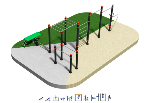 Circuito Calistenia exterior DUCG-2010