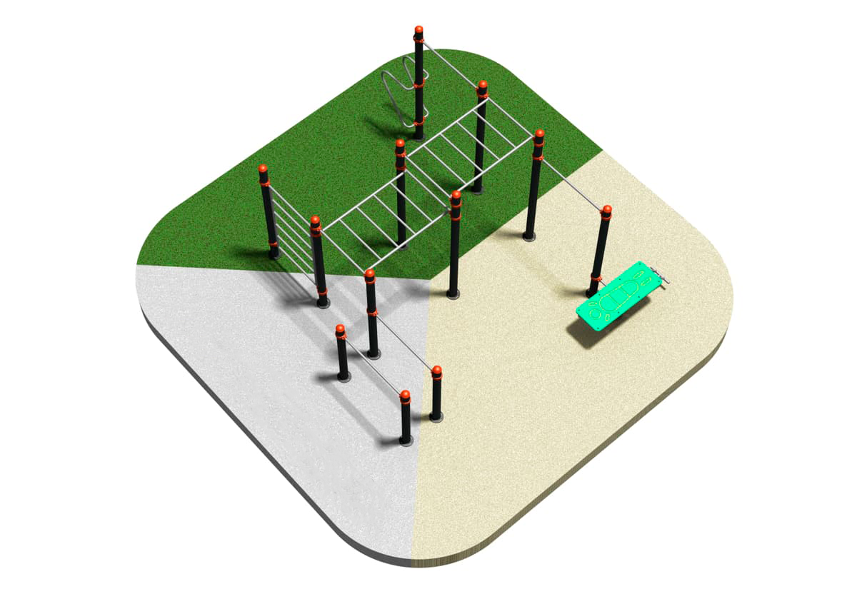 Equipamiento Workout DUCG-2011 (Calistenia) - Imagen 3