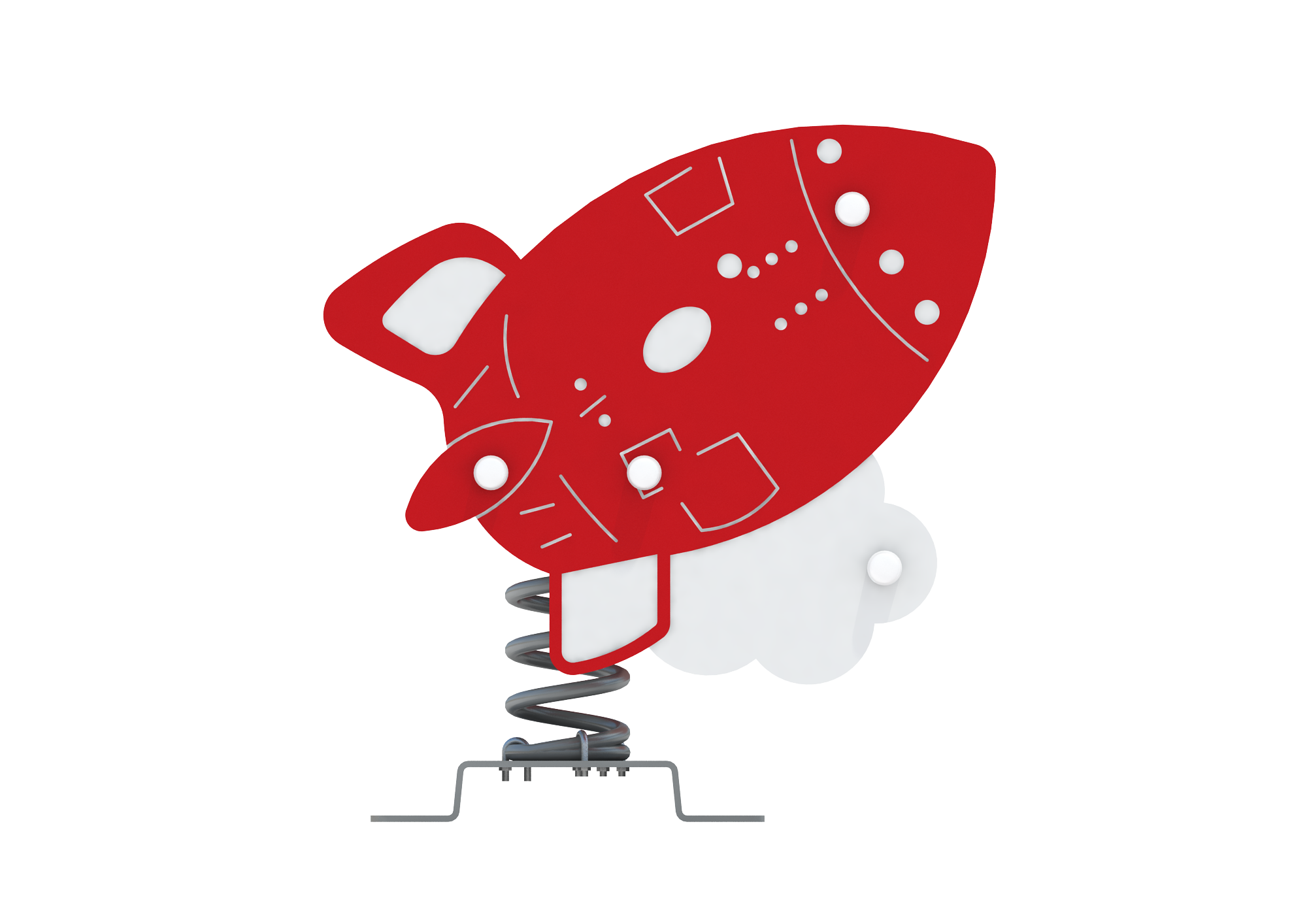 Balancín Muelle Cohete