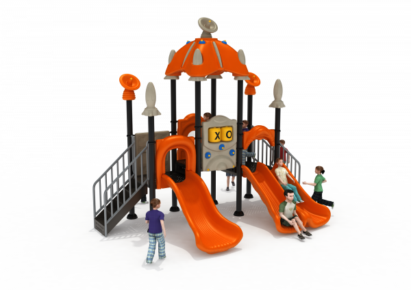 Torre triple tobogán TTDU-004 VITAS
