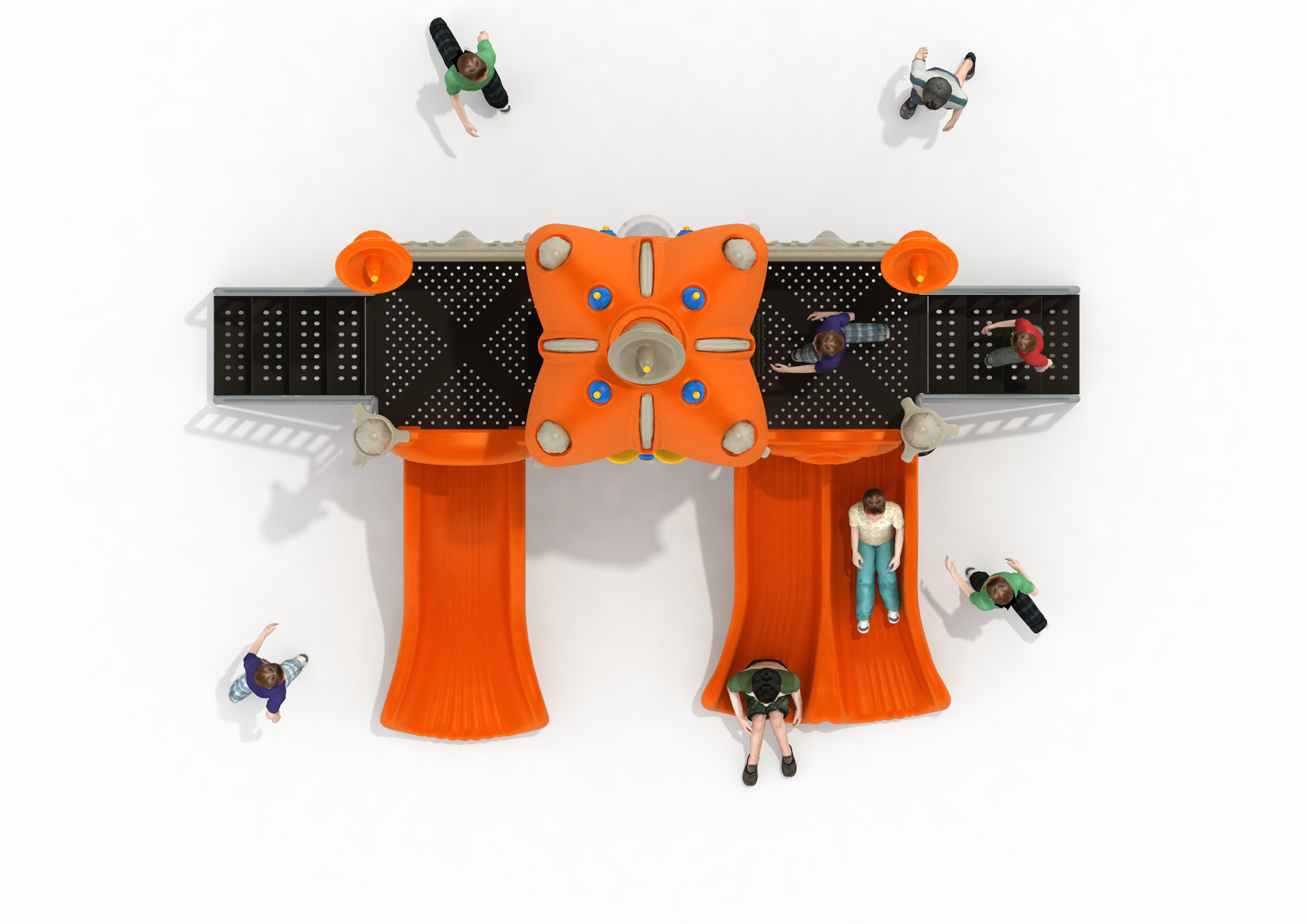 Torre triple tobogán TTDU-004 VITAS - Imagen 3