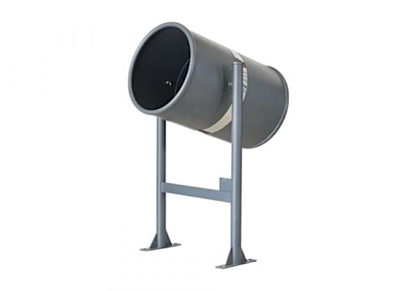 Papelera Urbana Abatible DUMUPA-04 de 60 Litros en Acero Galvanizado