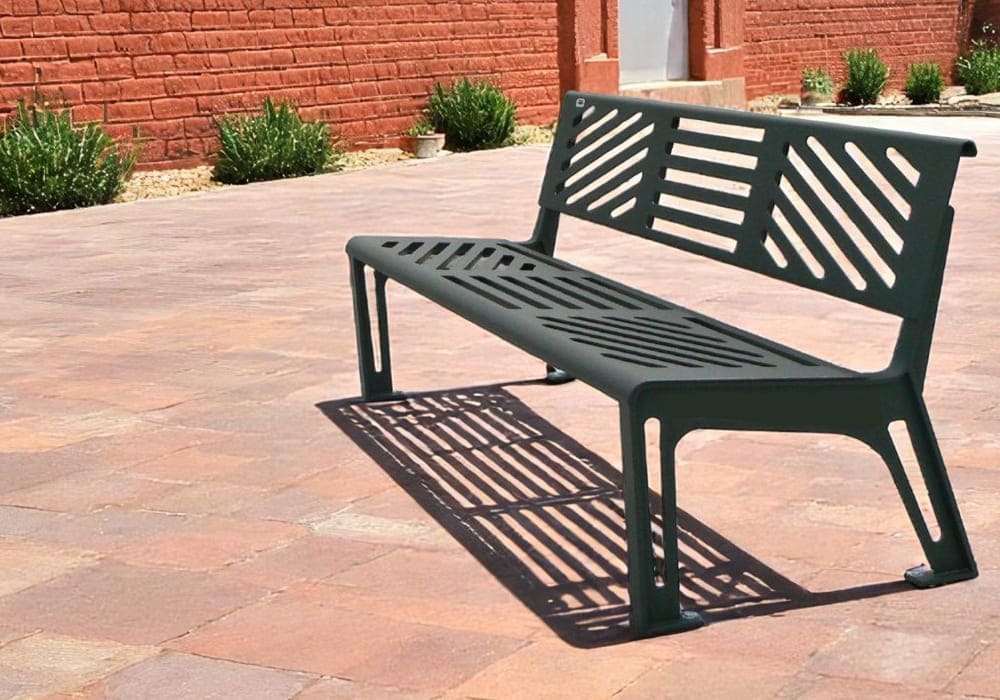 Banco Público Mobiliario Urbano DUMUBA-20 Acero - Imagen 3